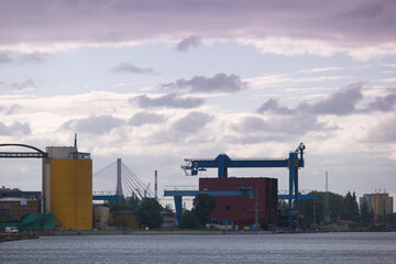 Żuraw, Port, port, Przemysłowe, Przemysł, Dok, morze, Transport, Transport, Woda © Piotr