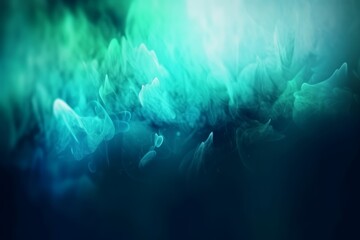 A vibrant abstract background in shades of blue and green