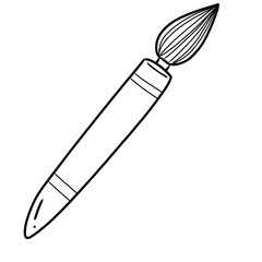 Paint brush  school equipment 