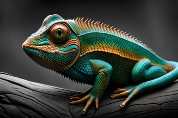 Obraz premium chameleon on a branch
