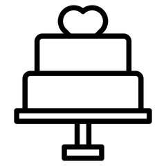 wedding cake line 