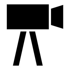 video camera glyph 