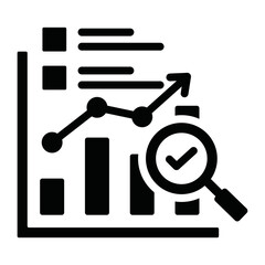 Performance Review Glyph Icon