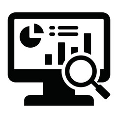 Data Analysis Glyph Icon