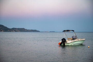 boat on the sea