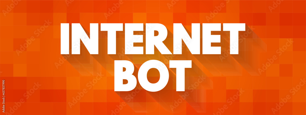 Poster internet bot - software application that runs automated tasks over the internet, usually with the in