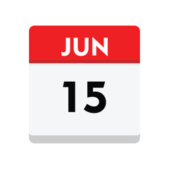 15 june icon with white background