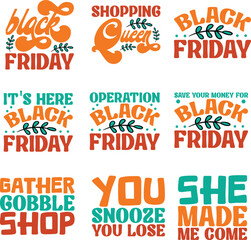 black friday retro svg design bundle and svg design bundle