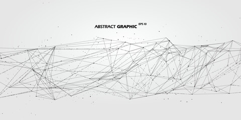 Cyberspace in mobile changes, abstract graphic.