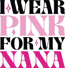 breast cancer retro svg design bundle and eps file