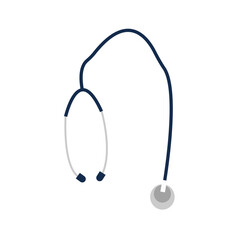 Illustration, medical icon, stethoscope, doctor's medical instrument.
Made in vector graphics.