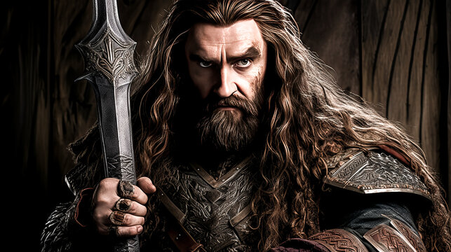 He is a 195-year-old dwarf with a determined and courageous spirit.