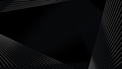 Luxury Elegant Super Car Automobile Urban Design Background. Premium Black Silver Metallic Shine lines Effect Display showroom in store. Luxurious Brand Royal High Standard Award Background Template