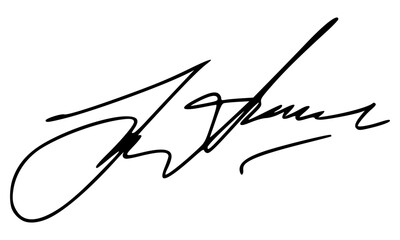 Abstract Signature Idea Starting Letter J for Document. Vector with Transparent Background