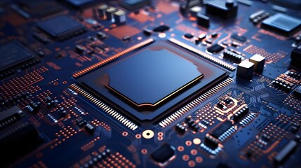 Obraz premium electronic circuit board