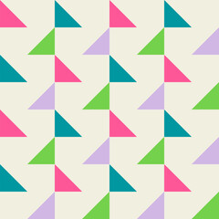 Essential geometric printable seamless pattern with abstract Minimal elegant line form stroke shapes in vibrant colors. Modern simple background in minimalist mid century style vector