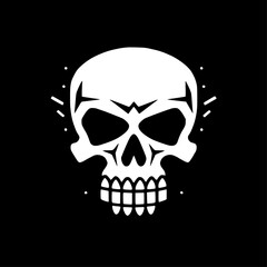 Skull - High Quality Vector Logo - Vector illustration ideal for T-shirt graphic