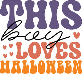 Halloween  retro svg  design bundle and eps file