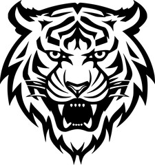 Fototapeta premium Tiger - Minimalist and Flat Logo - Vector illustration