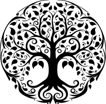 recommend clip art: Tree - High Quality Vector Logo - Vector illustration ideal for T-shirt graphic