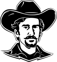 Western - High Quality Vector Logo - Vector illustration ideal for T-shirt graphic
