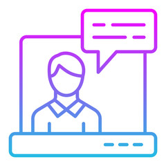 Online Chat Icon