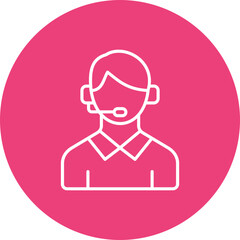 Call Center Agent Icon
