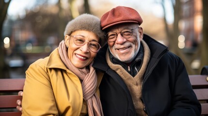 portrait of a senior couple
