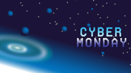 Cyber Monday Background Design
