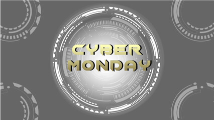 Cyber Monday Background Design