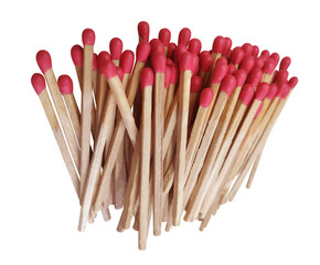 Pile of wooden matches