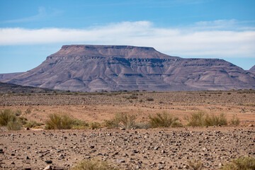 Désert au sud de la Namibie dans la région du Karas