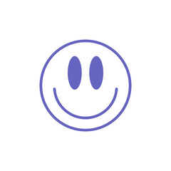 illustration of a blue and white icon