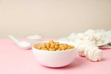 Aquafaba, concept of vegan food and cuisine