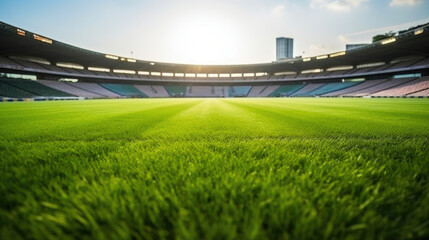 Soccer Pitch at the Stadium