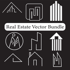 Obraz premium Free vector home icons collection