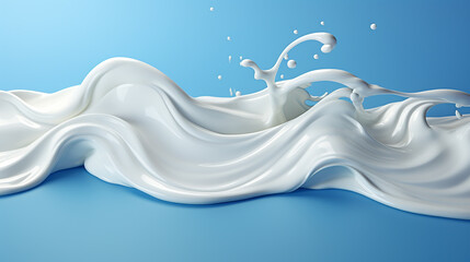 abstract blue waves