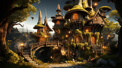 Obraz premium Castle of minions