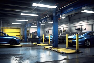 quality inspection station for finished vehicles