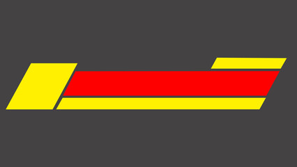 Designed a modern lower third in high resolution. Modern designed lower third. The red color and yellow color animated the lower third.