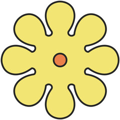 Cute Cartoon Decorative Flower