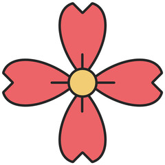 Cute Cartoon Decorative Flower