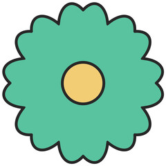 Cute Cartoon Decorative Flower