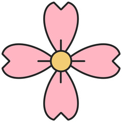 Cute Cartoon Decorative Flower