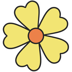 Cute Cartoon Decorative Flower