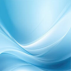 Abstract blue wave background. Generative AI