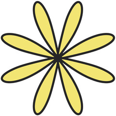 Cute Cartoon Decorative Flower