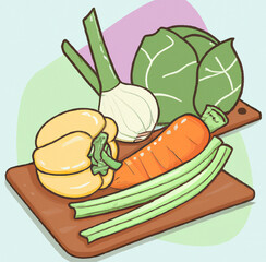 healthy foods created with generative AI technology	