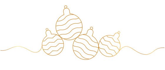 christmas vector , christmas ball line art style illustration vector eps 10	