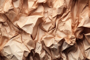 extreme close-up of crumpled paper texture